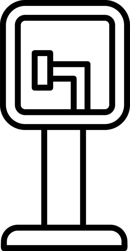 Dead End Street Vector Icon