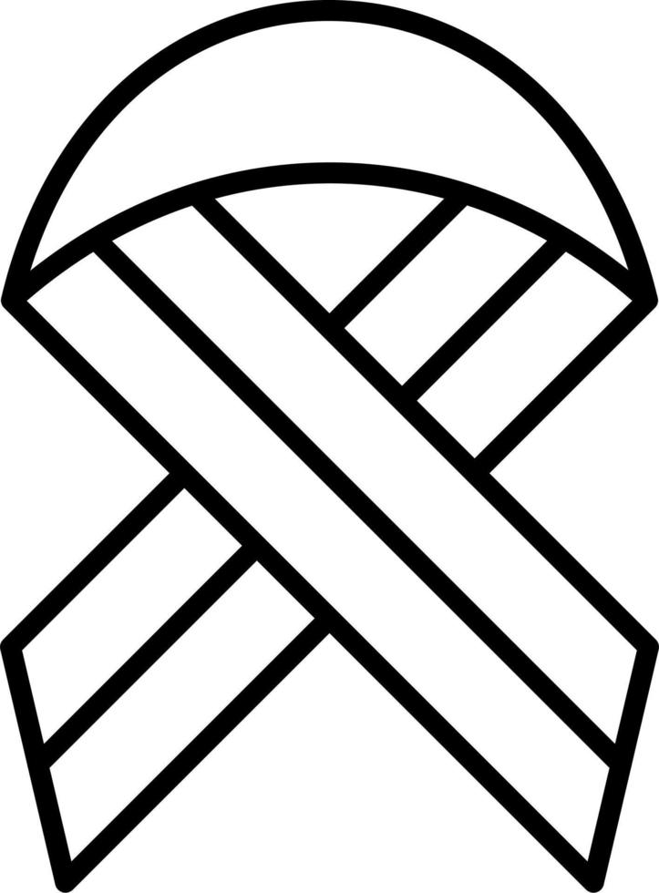 Ribbon Vector Icon