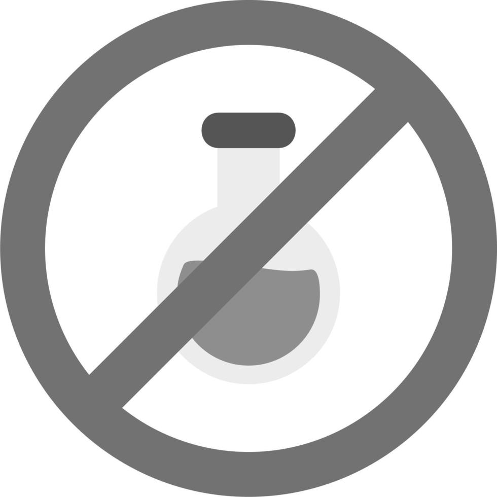 No Chemical Vector Icon