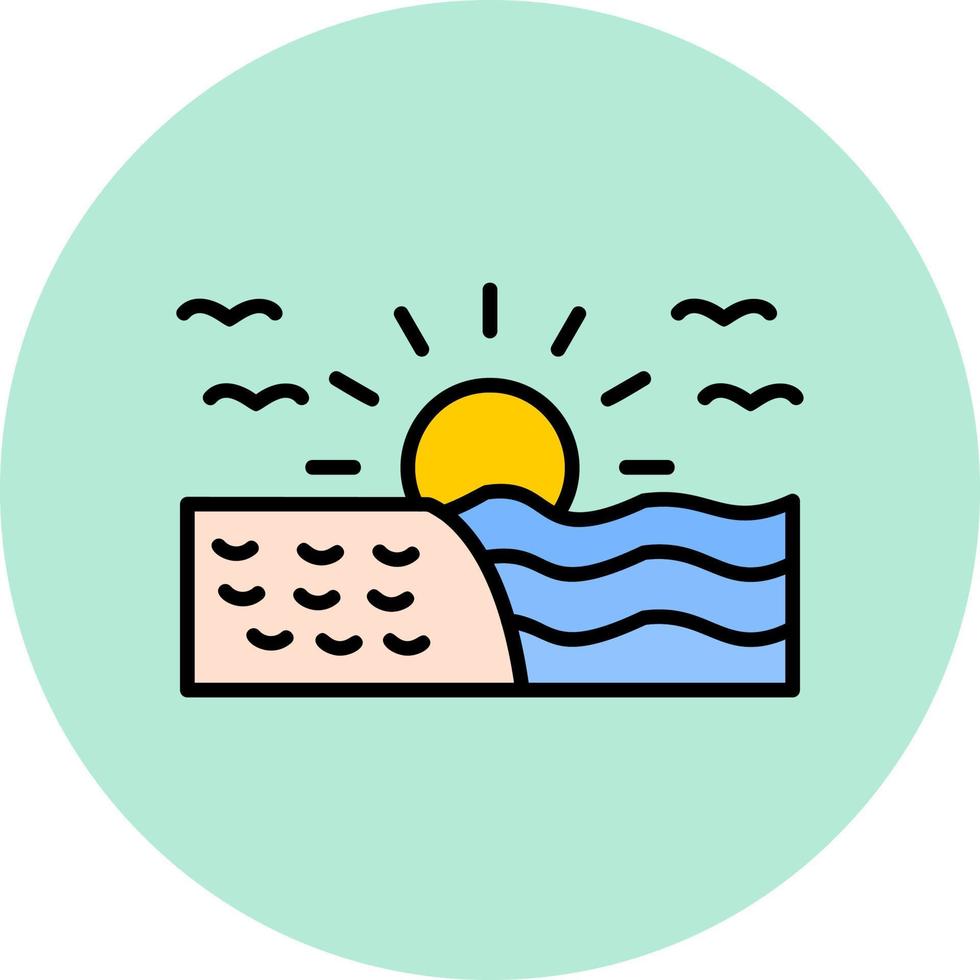 Sunrise Vector Icon