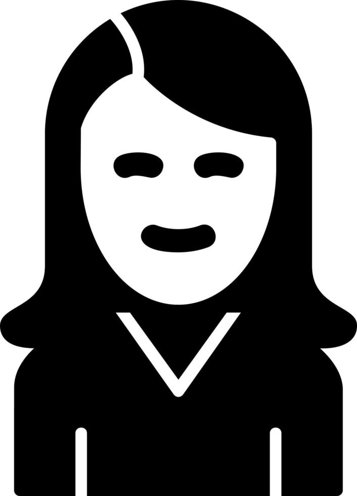 icono de vector femenino