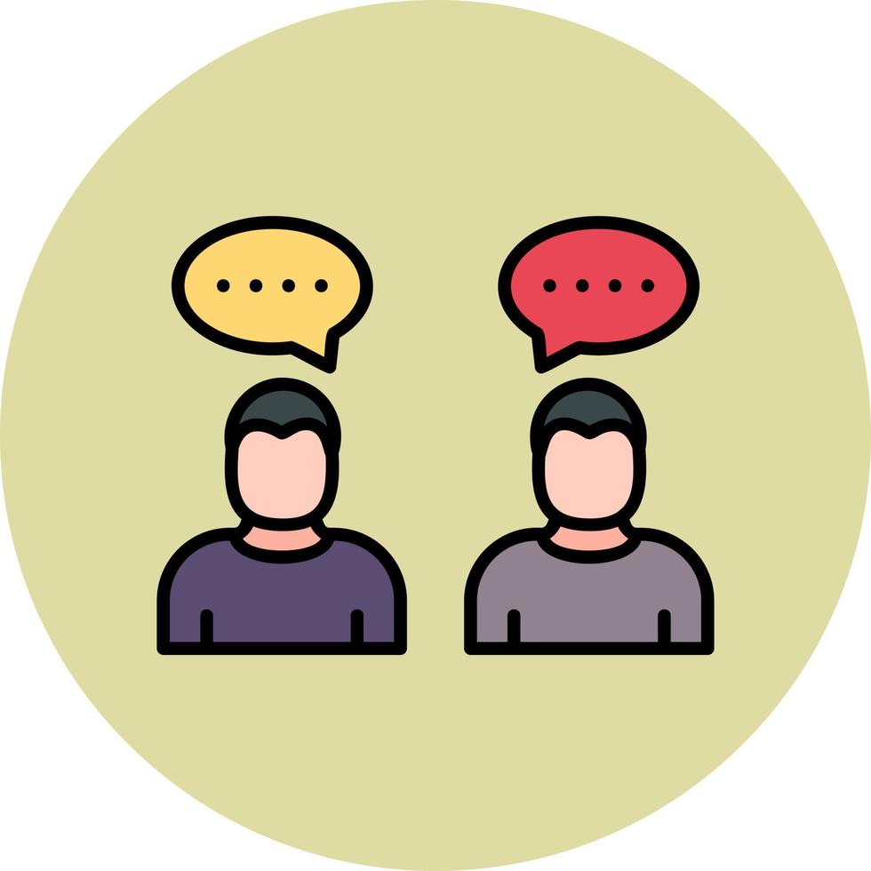 Conversation Vector Icon