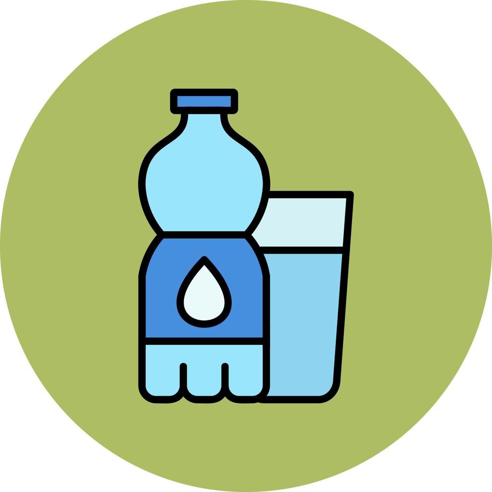 Water Bottle Vector Icon
