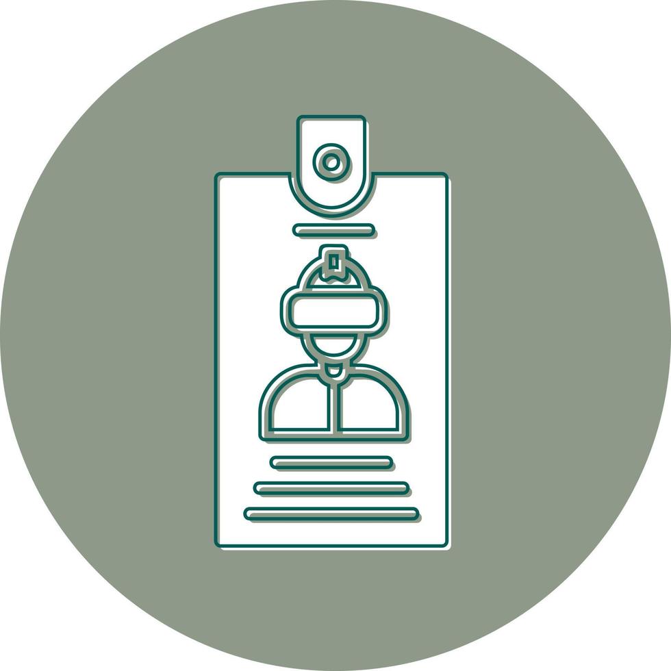 Id Card Vector Icon