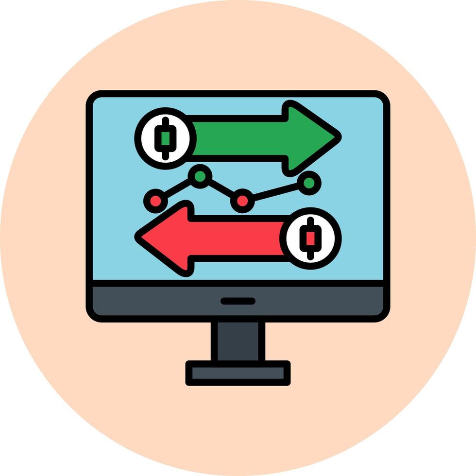 Stock Market Vector Icon