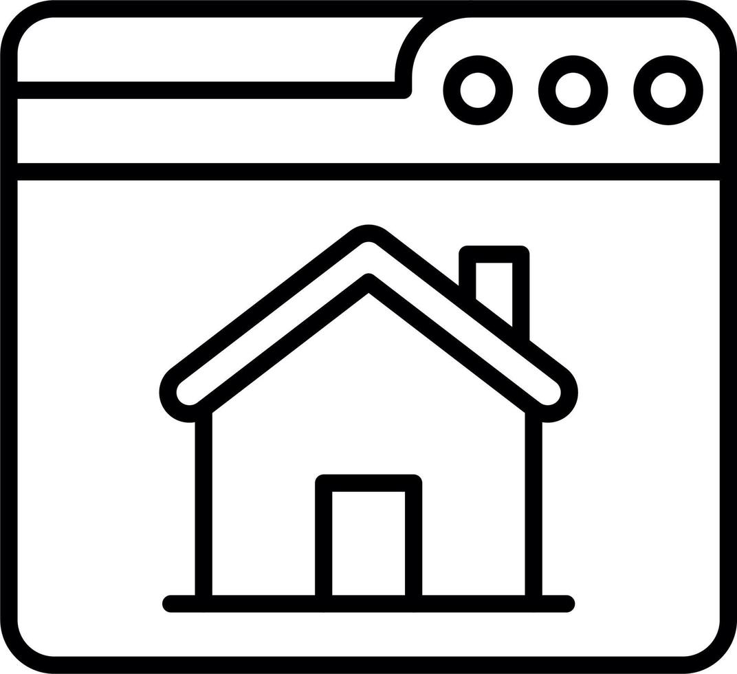 Home Page Vector Icon