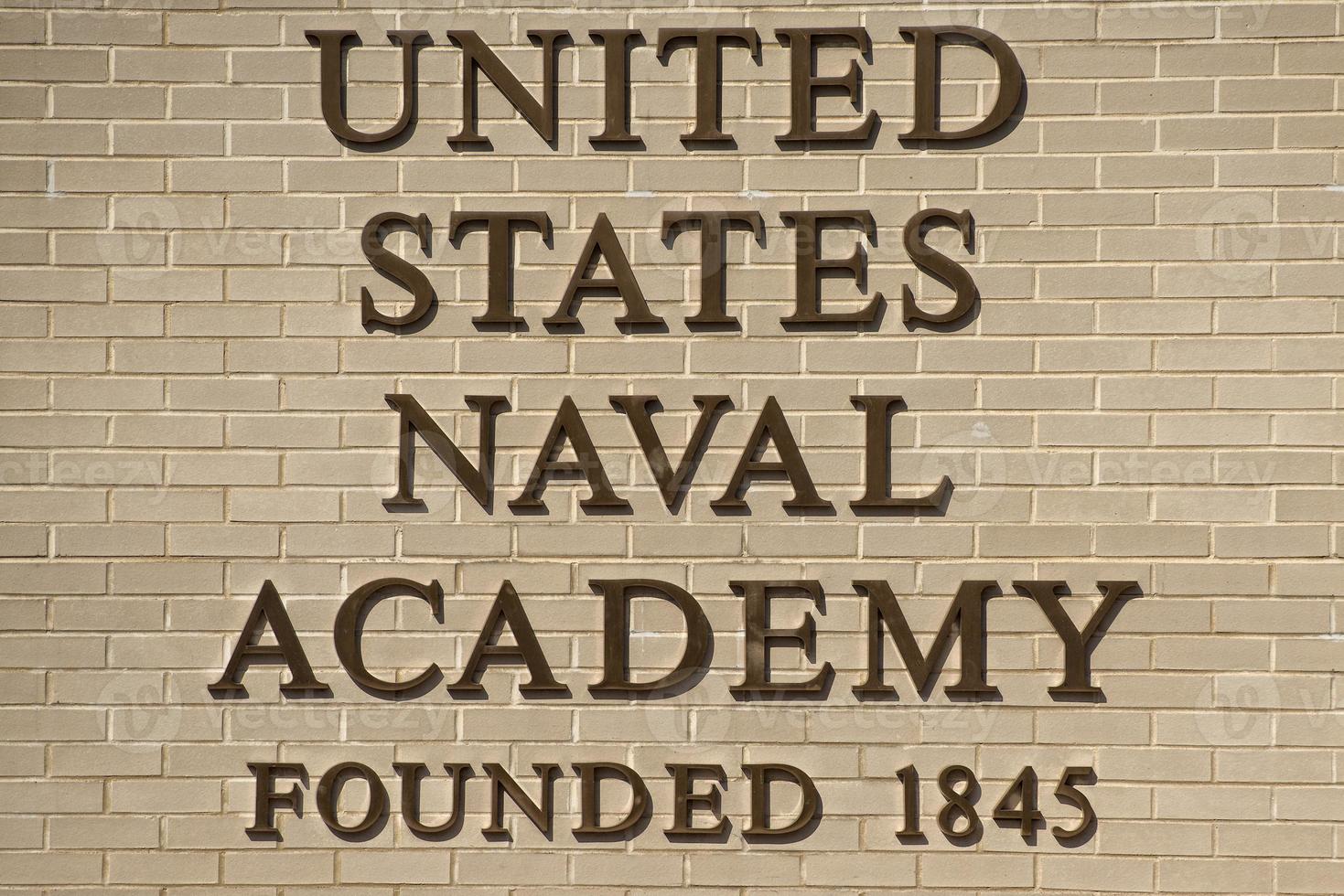 annapolis unido estados naval academia firmar foto