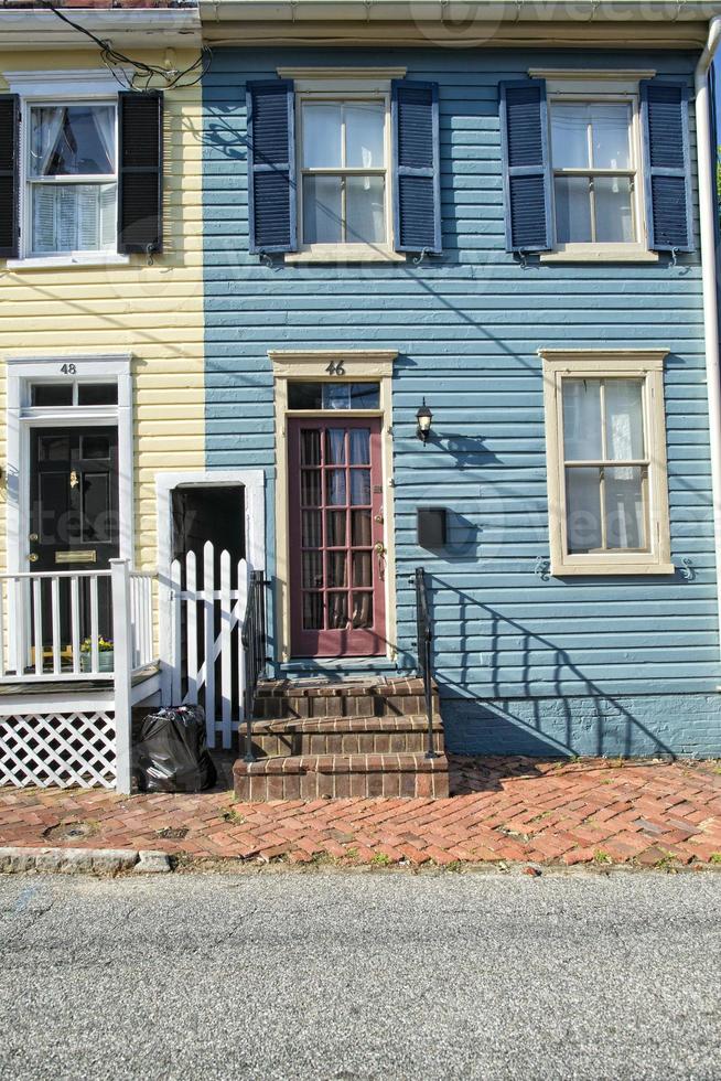 Annapolis Maryland historical houses photo