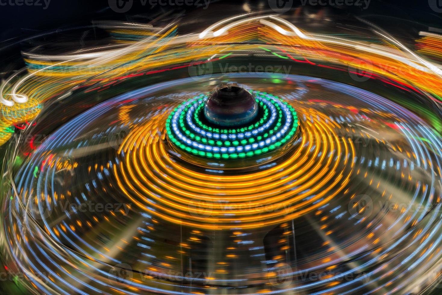 Luna Park moving lights background photo