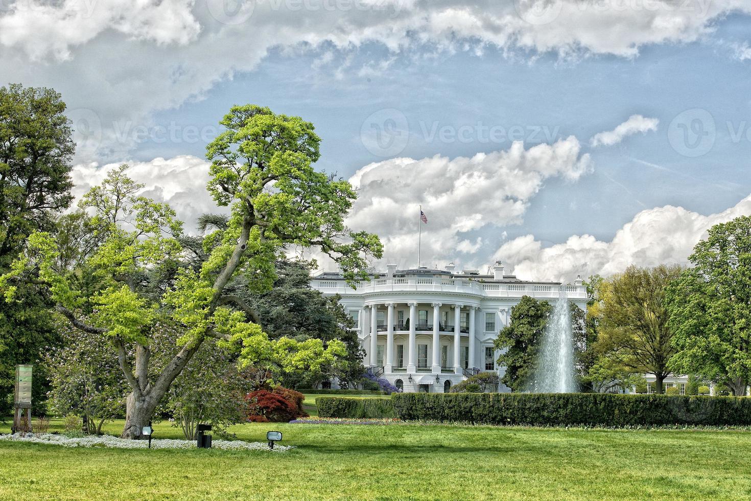 Washington White House on sunny day photo