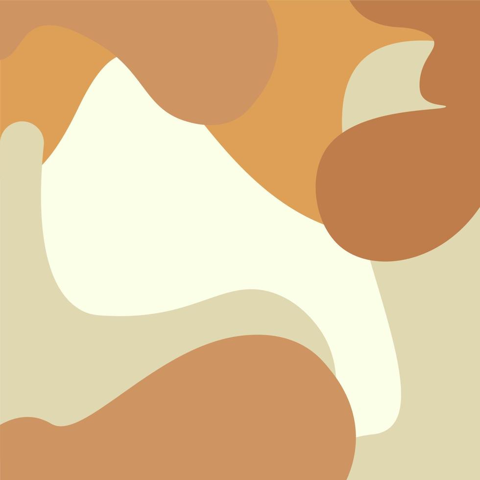 coffee cream color abstract art illustration for poster, cover, wallpaper vector