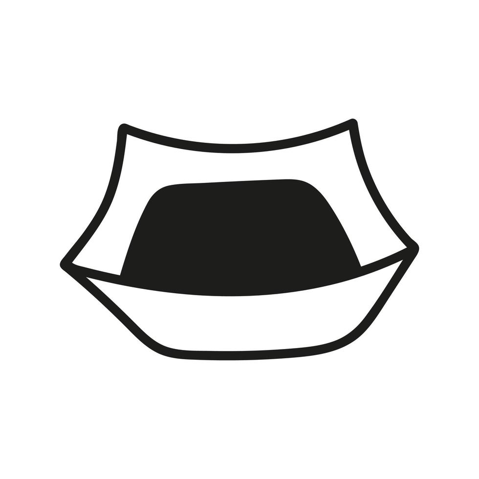 Japanese soy sauce in hand drawn doodle style. Asian food for restaurants menu vector