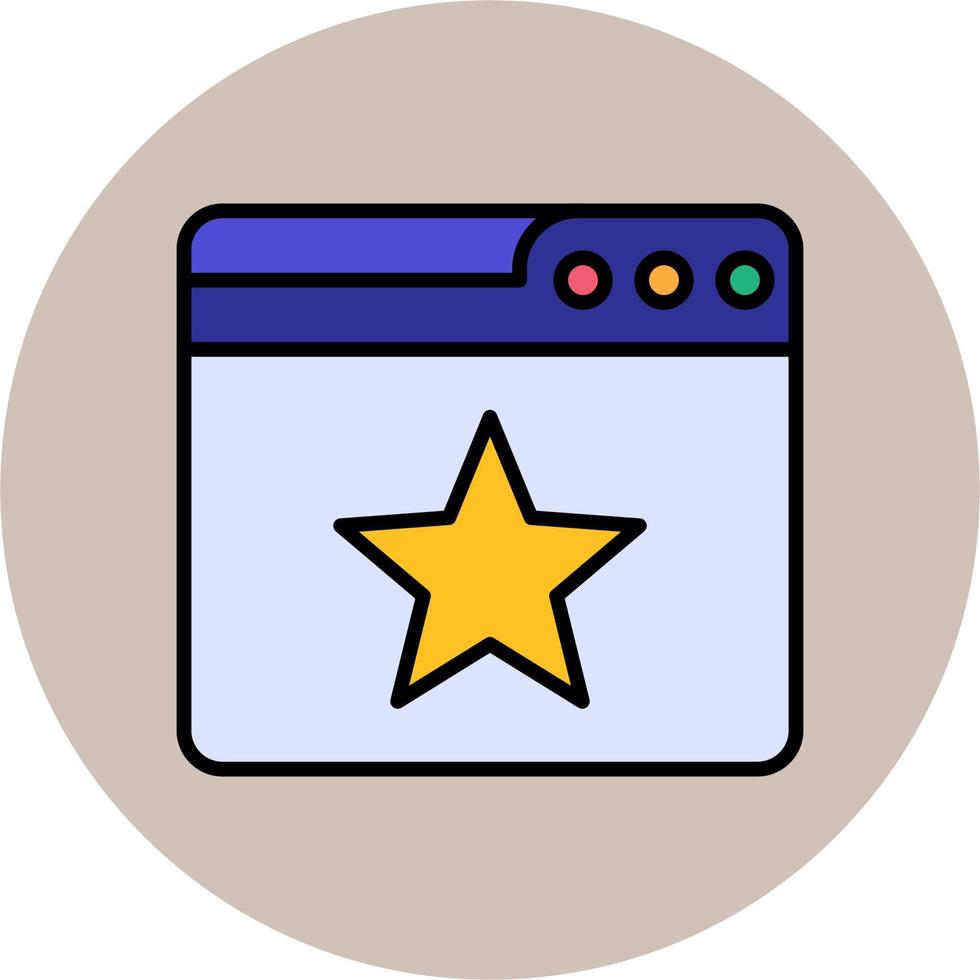 Web Favorite Vector Icon