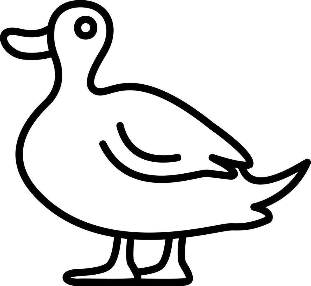 Duck Vector Icon