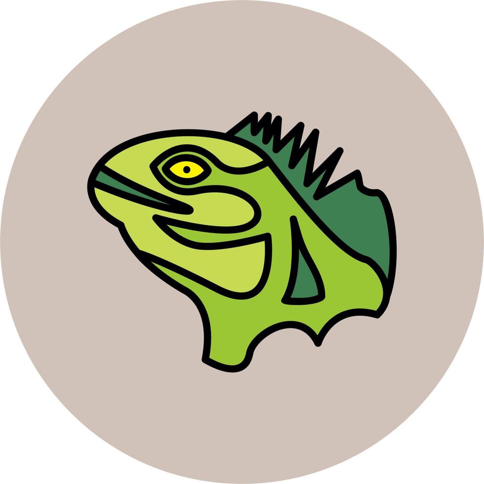 Iguana Vector Icon