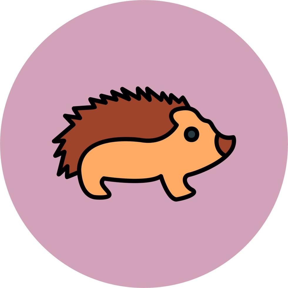 Hedgehog Vector Icon