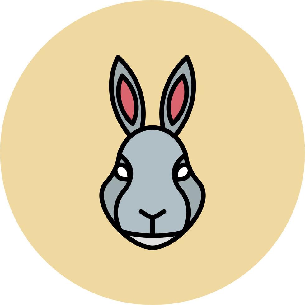 icono de vector de conejo