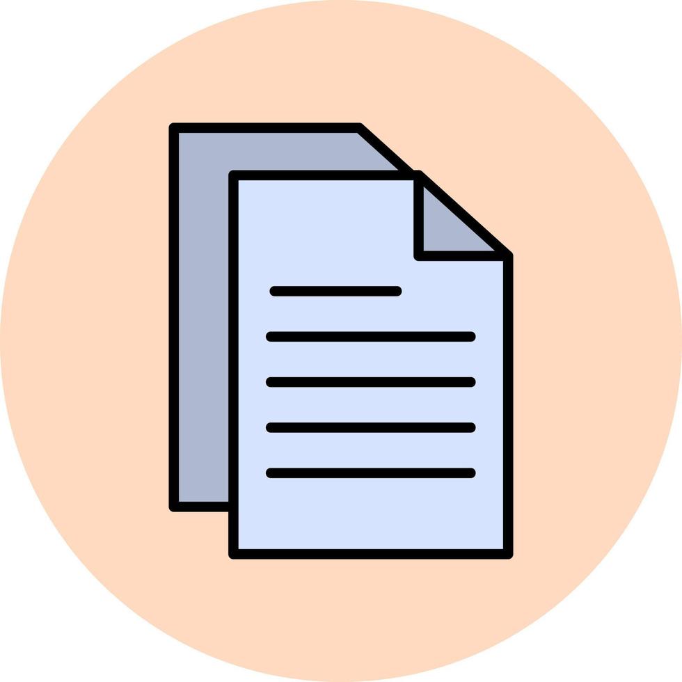 icono de vector de documentos
