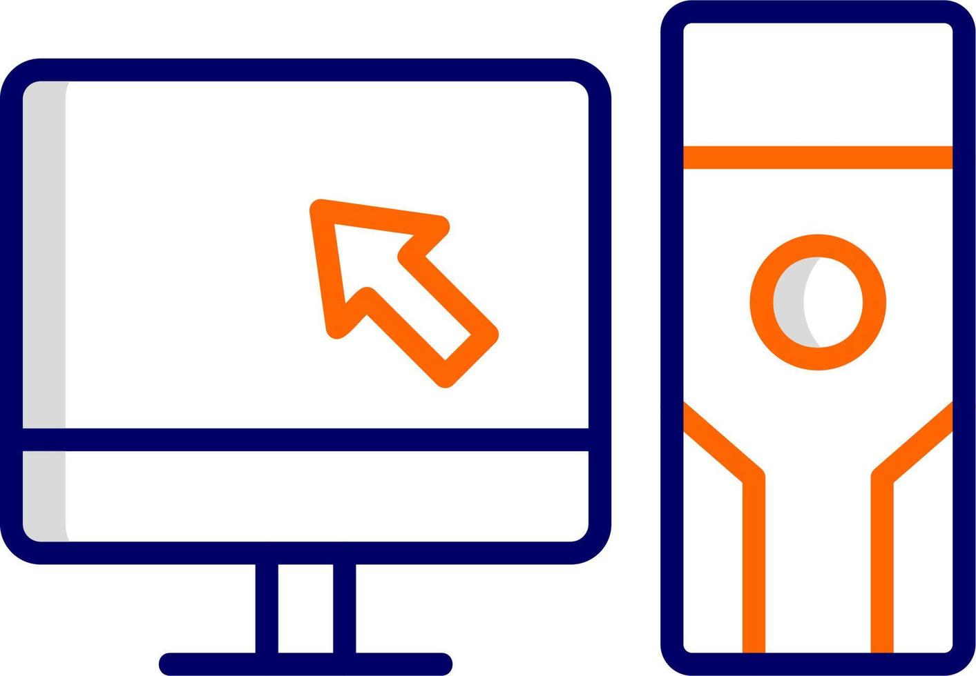 Computer Vector Icon