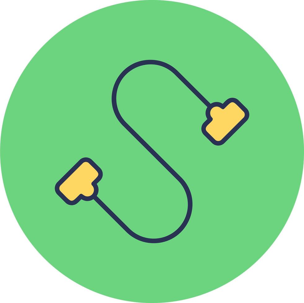 Resistance Band Vector Icon