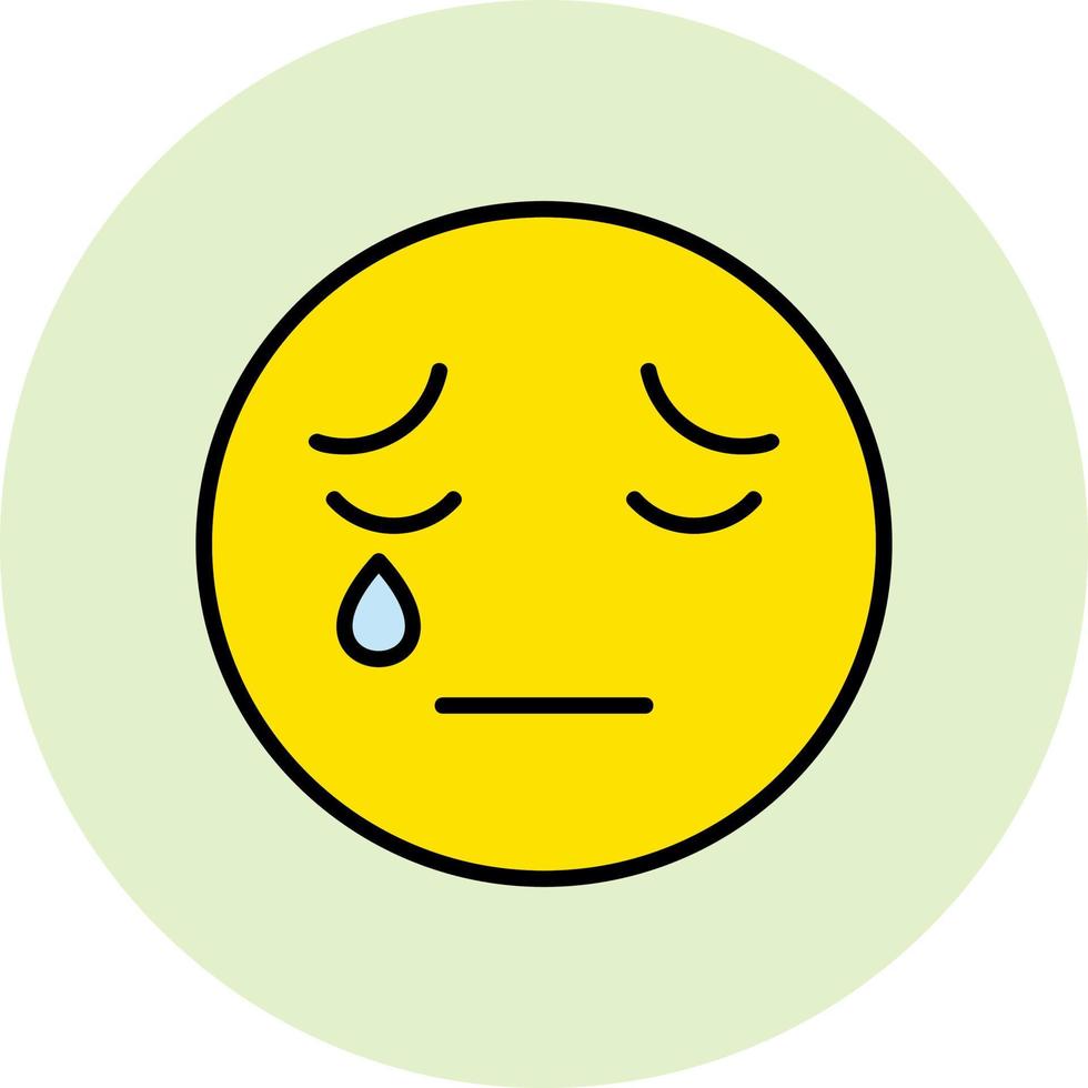 Crying Vector Icon
