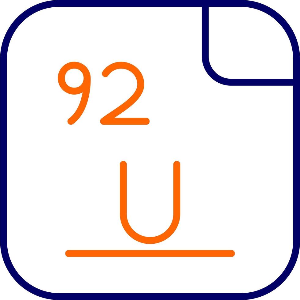 Uranium Vector Icon