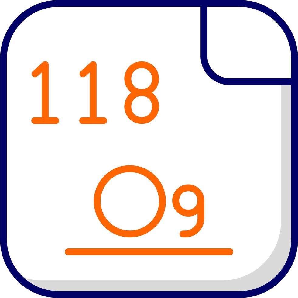 Oganesson Vector Icon