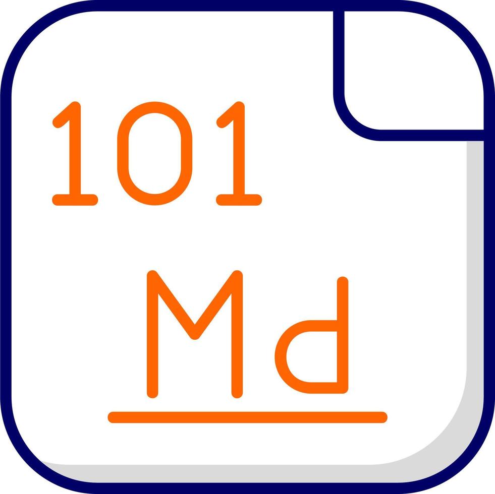 Mendelevium Vector Icon