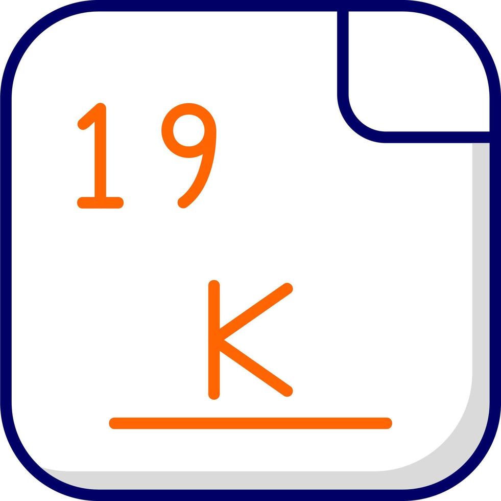 Potassium Vector Icon