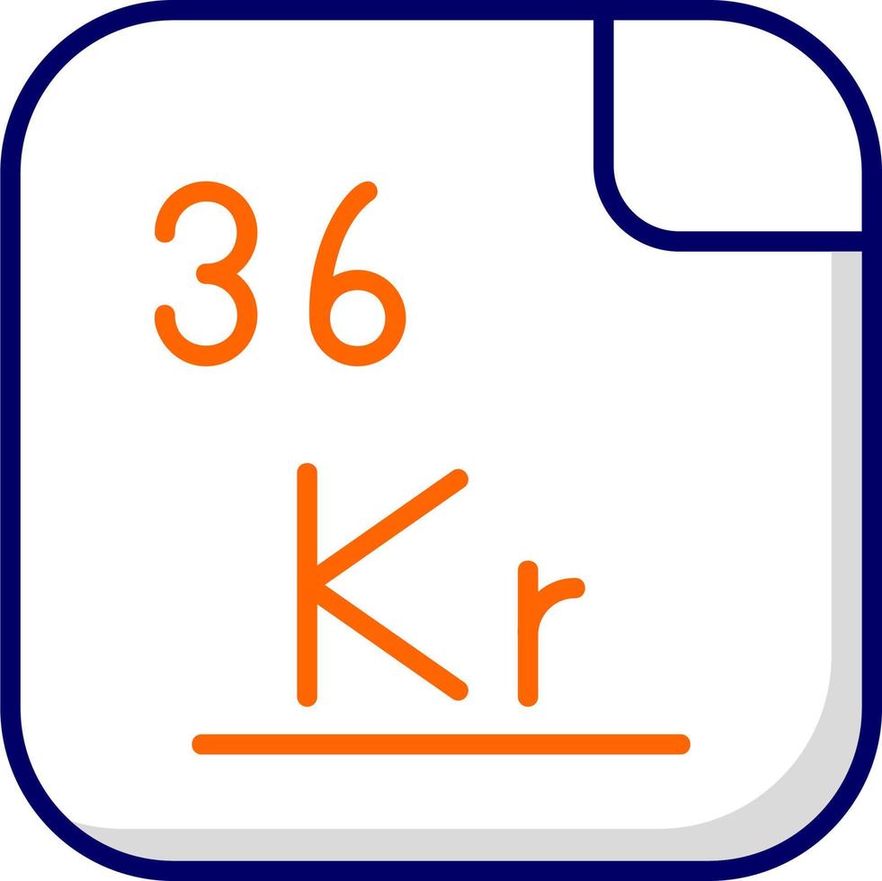 Krypton Vector Icon