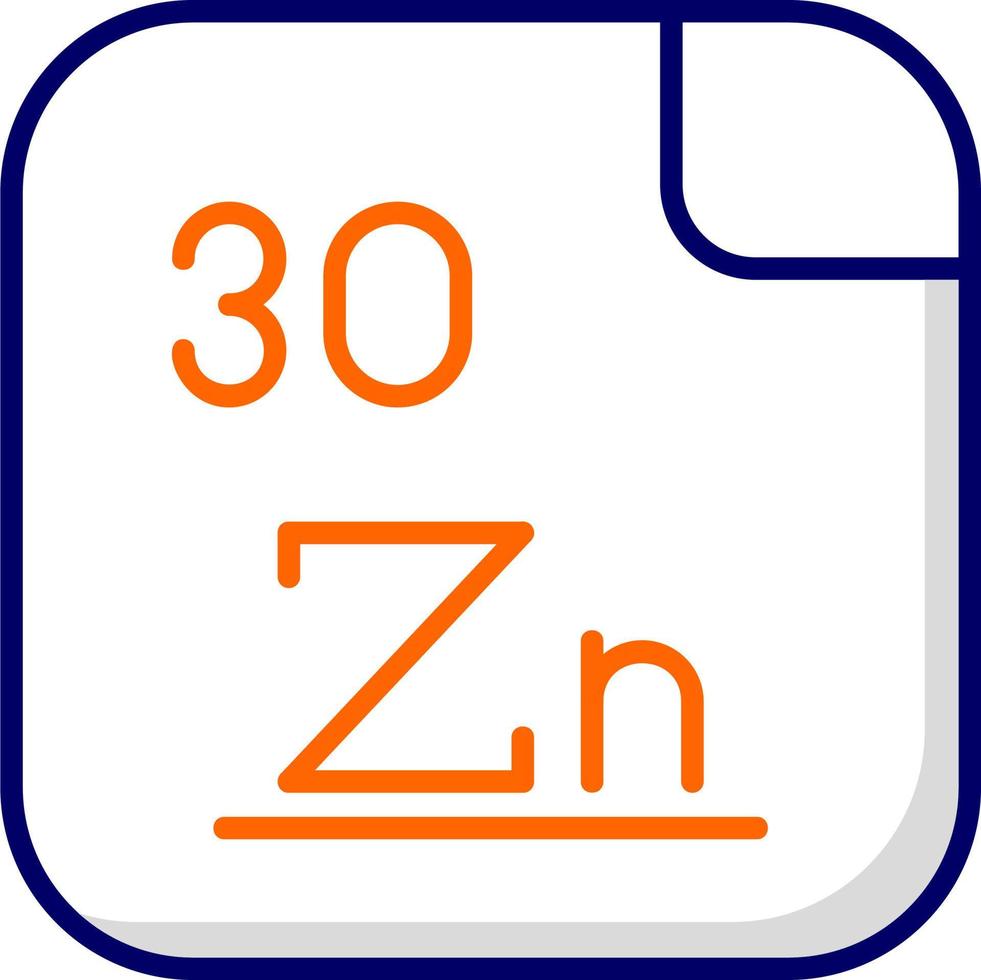 zinc vector icono