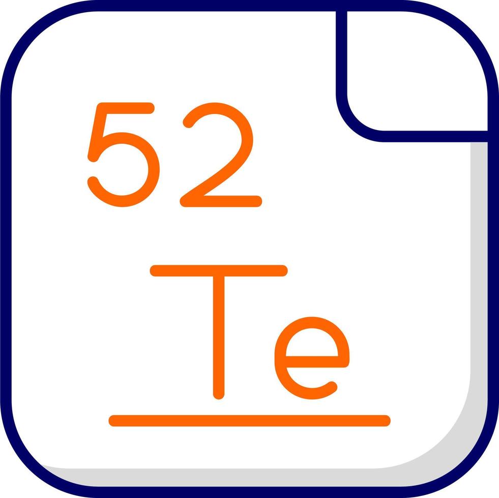 Tellurium Vector Icon
