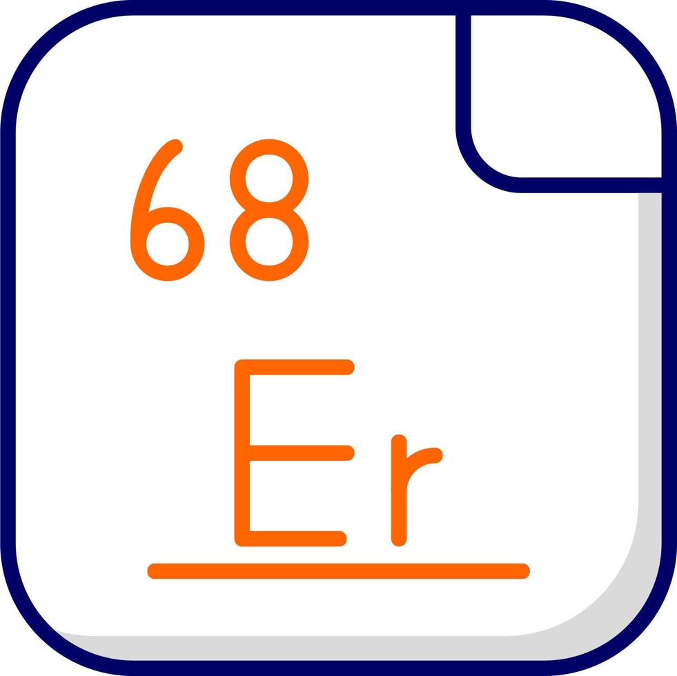 Erbium Vector Icon