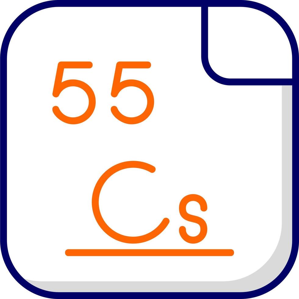 Caesium Vector Icon