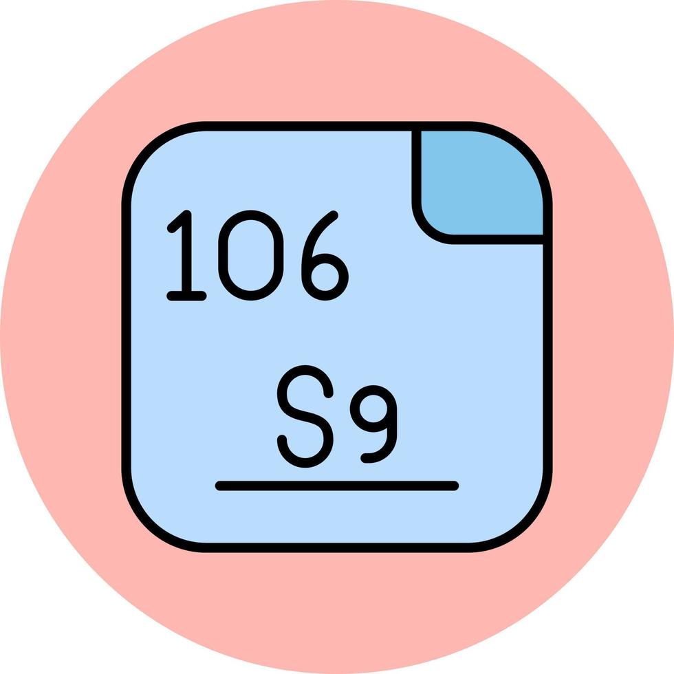 Seaborgium Vector Icon