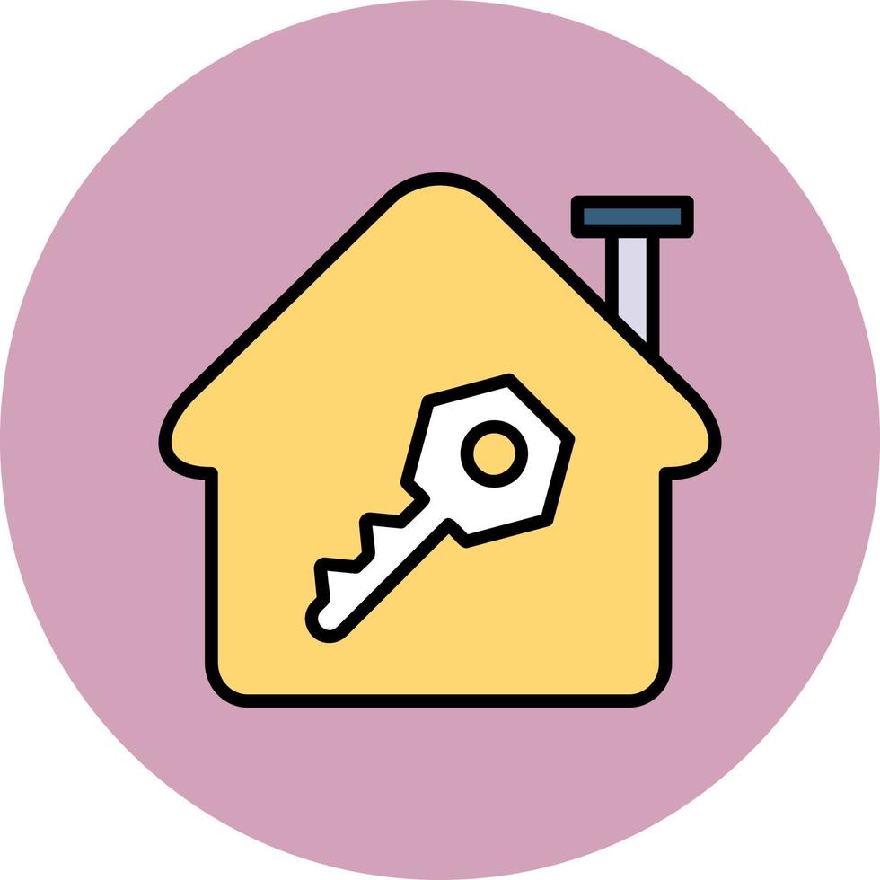 House Key Vector Icon