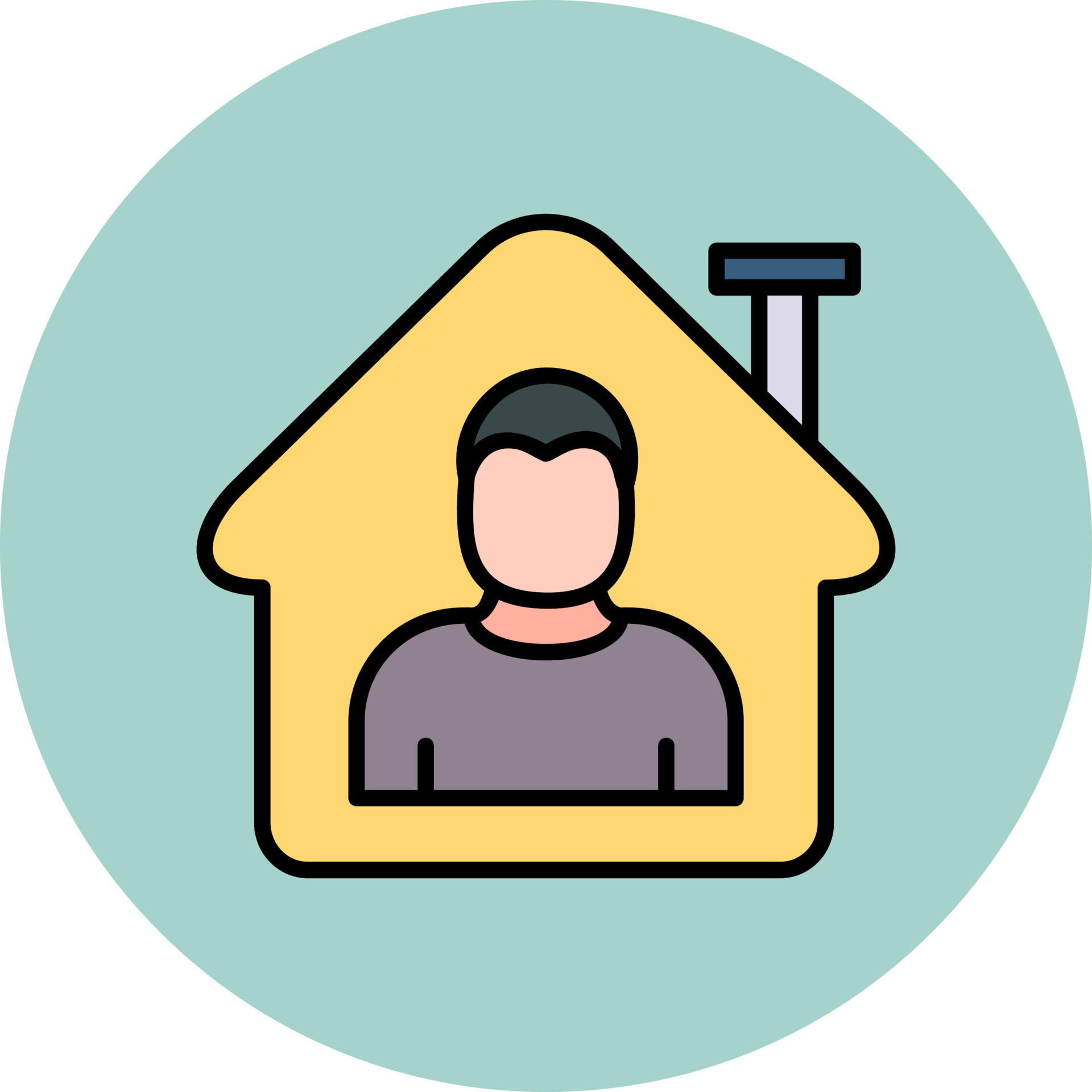 Real Estate Agent Vector Icon 20427543 Vector Art at Vecteezy