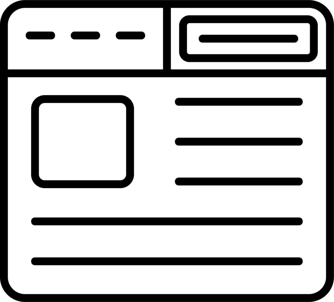 Web Page Vector Icon