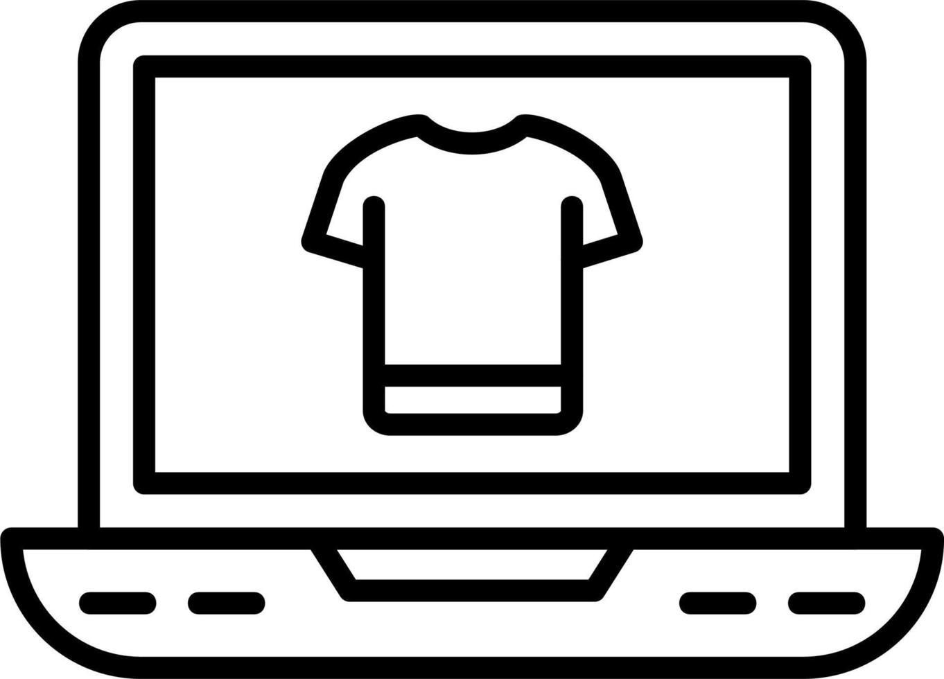 T Shirt Vector Icon