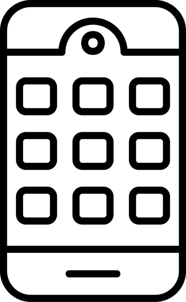 Mobile App Vector Icon