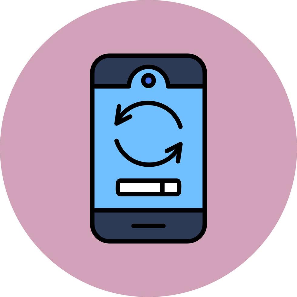 Mobile Sync Vector Icon