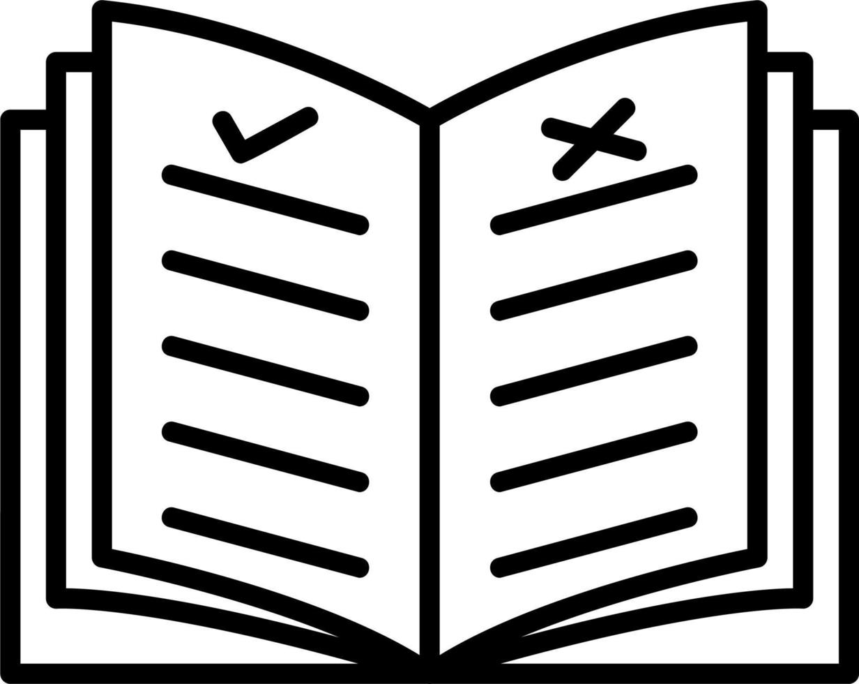 Guideline Vector Icon
