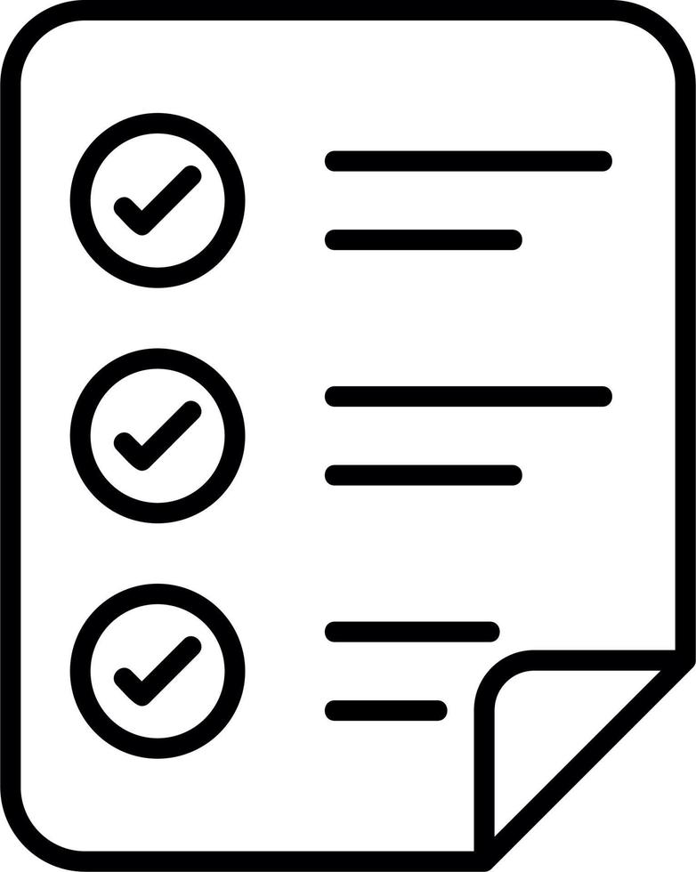 Shopping List Vector Icon