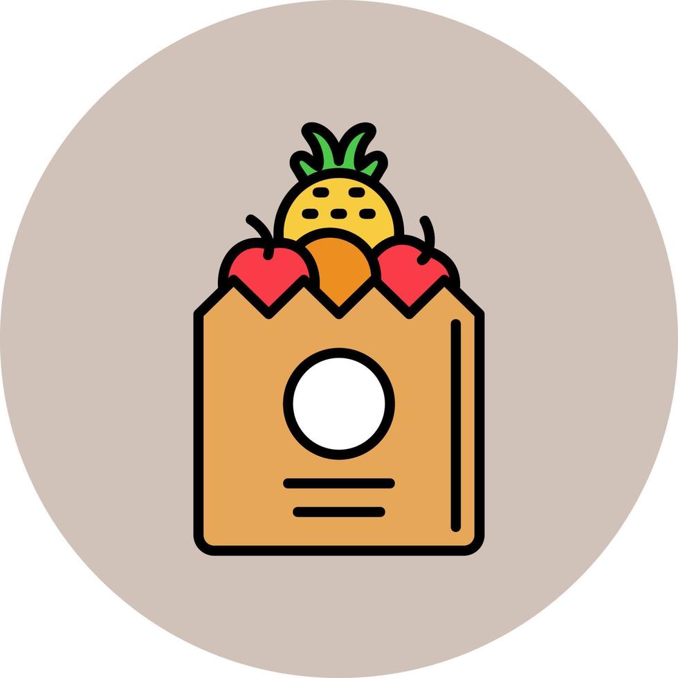 Grocery Bag Vector Icon 20428109 Vector Art at Vecteezy