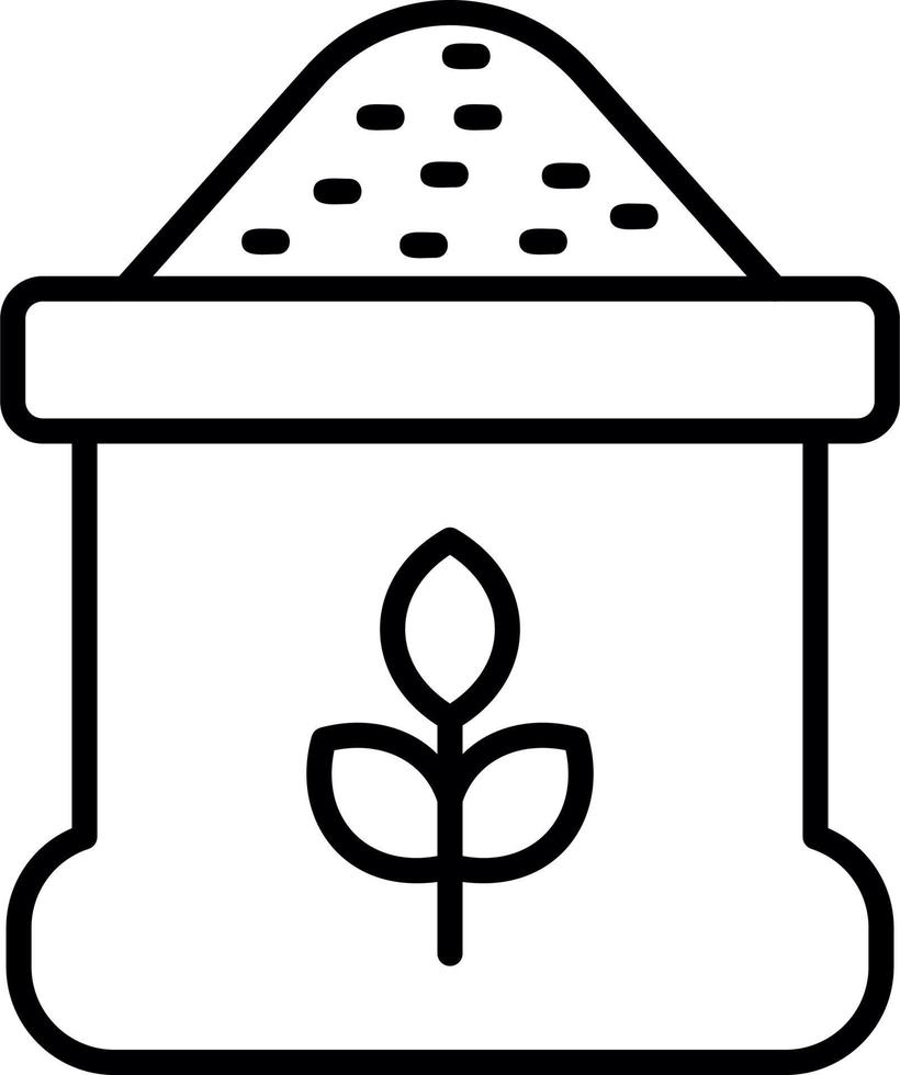 Wheat Flour Vector Icon