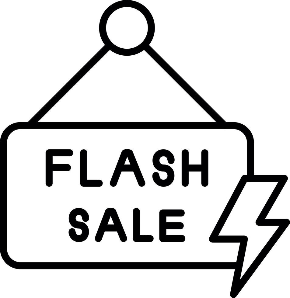 Flash Sale Vector Icon