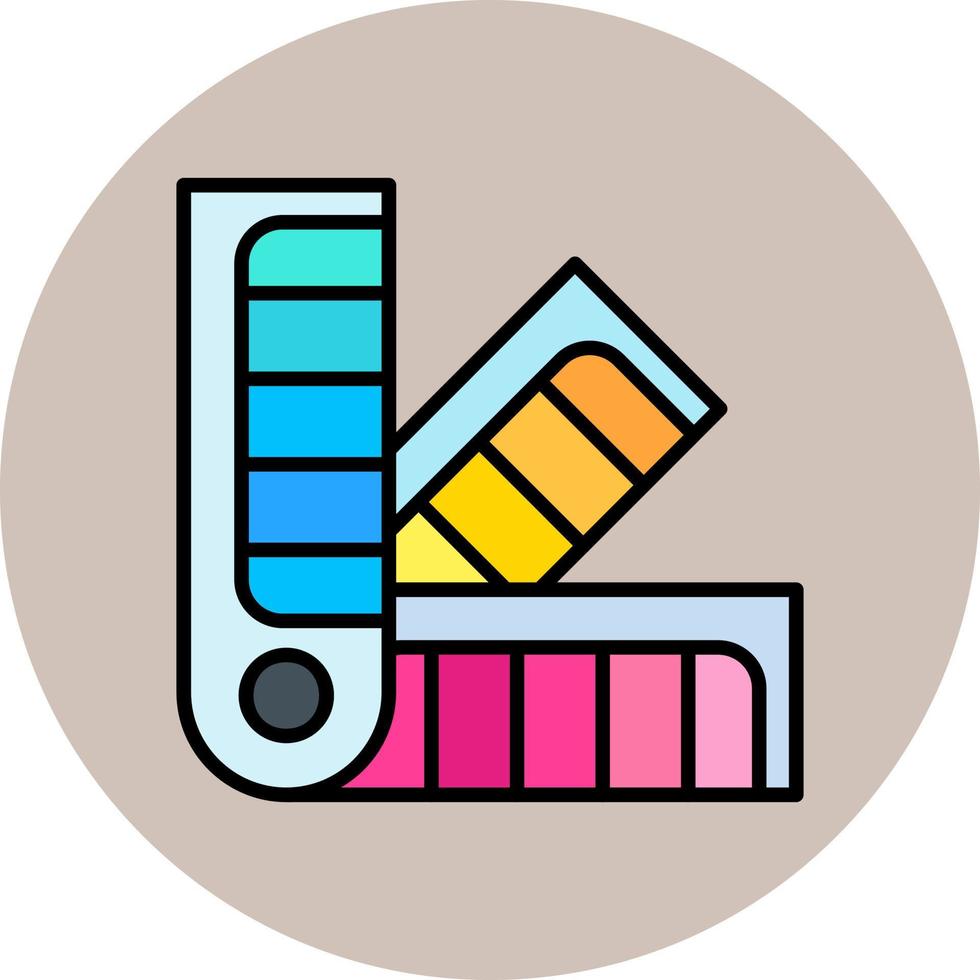 Color Palette Vector Icon