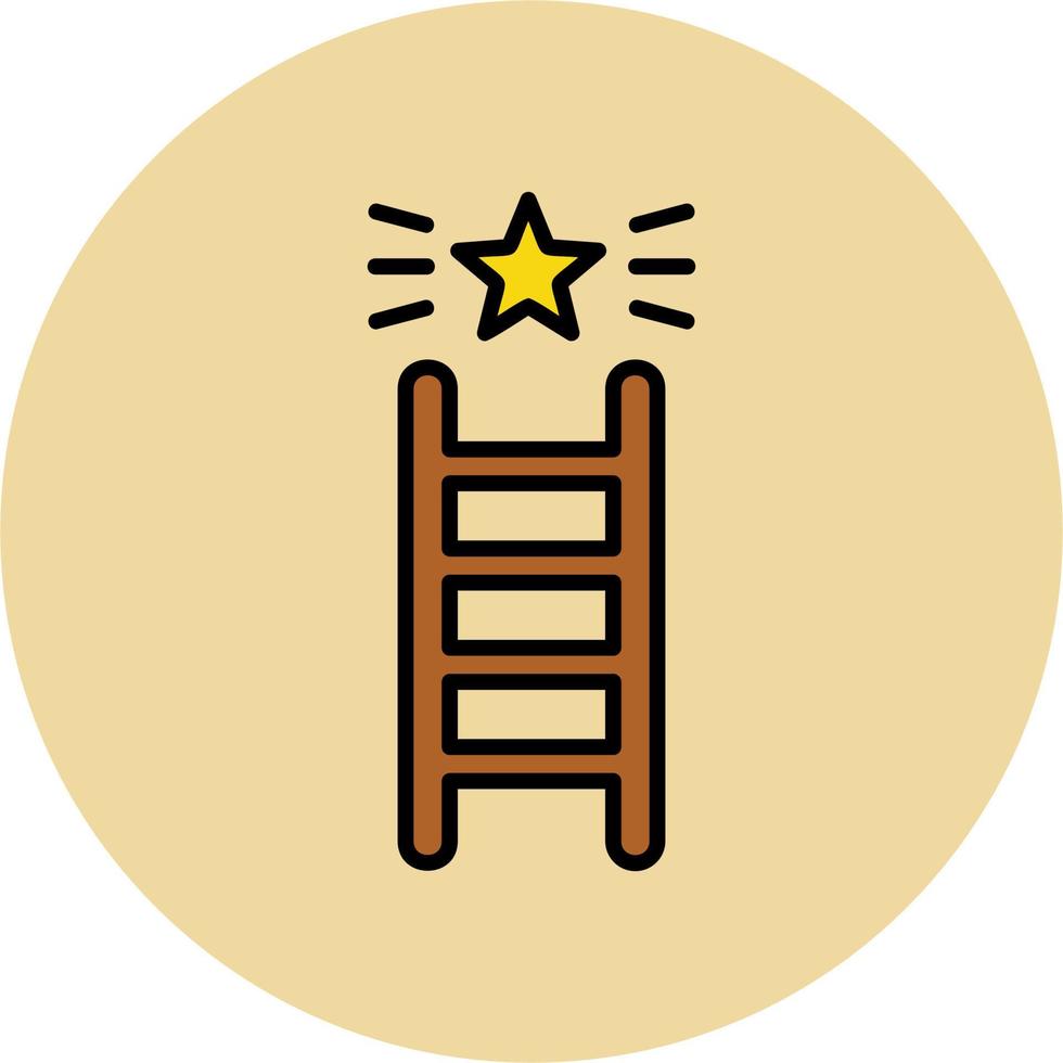 icono de vector de escalera