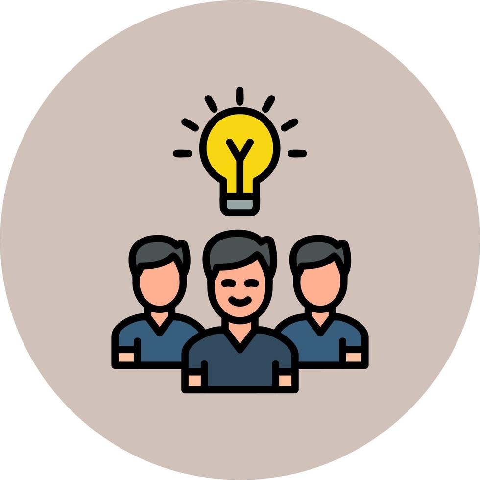 Brainstorming Vector Icon