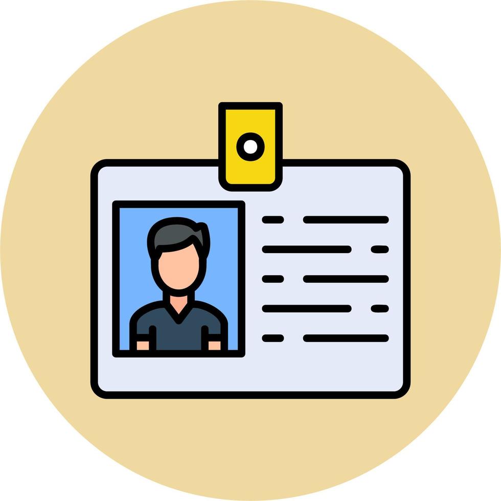 Id Card Vector Icon